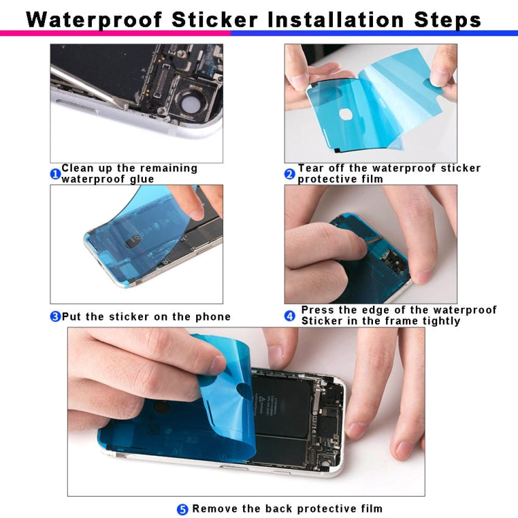 100 PCS Front Housing Adhesive for iPhone 12 Pro Max - LCD Related Parts by PMC TechLife | Online Shopping South Africa | PMC TechLife