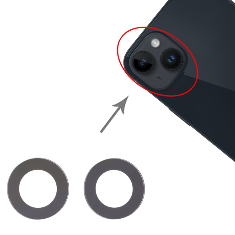 For iPhone 14 Back Camera Lens - by PMC TechLife | Online Shopping South Africa | PMC TechLife