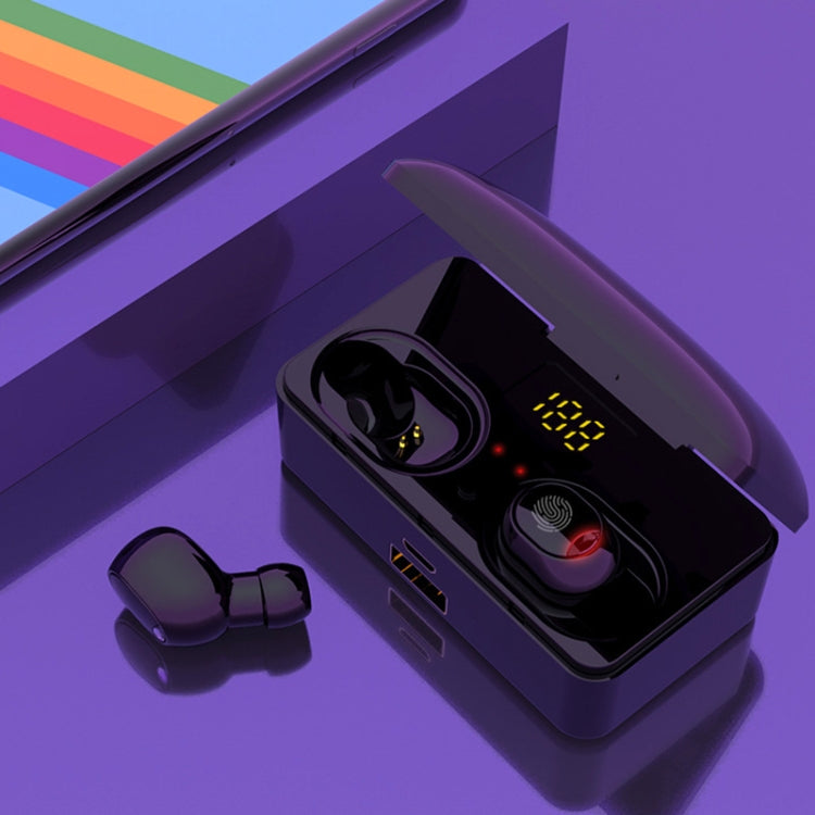 G10 TWS Bluetooth 5.0 Wireless Bluetooth Earphone with Charging Box, Support Digital Display & HD Call & Power Bank(Red) - TWS Earphone by PMC TechLife | Online Shopping South Africa | PMC TechLife