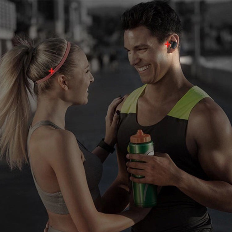 TWS-4 IPX5 Waterproof Bluetooth 5.0 Touch Wireless Bluetooth Earphone with Charging Box, Support HD Call & Voice Prompts(Black) - TWS Earphone by PMC TechLife | Online Shopping South Africa | PMC TechLife