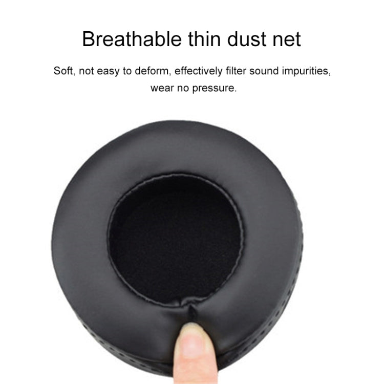 2 PCS For Skullcandy / HESH 2.0 HESH Thickened Earphone Cushion Cover Earmuffs Replacement Earpads with Mesh(Black) - Earmuff & Pad by PMC TechLife | Online Shopping South Africa | PMC TechLife