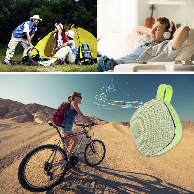 X25new Cloth Texture Square Portable Mini Bluetooth Speaker, Support Hands-free Call & TF Card & AUX(Orange) - Mini Speaker by PMC TechLife | Online Shopping South Africa | PMC TechLife