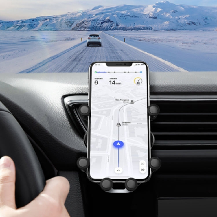 Original Xiaomi Youpin HZX21 Honeywell Air Outlet Gravity Car Mobile Phone Holder (Black) - Universal Car Holders by Xiaomi | Online Shopping South Africa | PMC TechLife | Buy Now Pay Later Mobicred