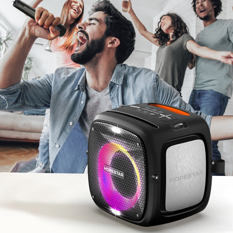 HOPESTAR Party One RGB Lighting Wireless Bluetooth Speaker (Grey) - free shipping - PMC TechLife - Order now!