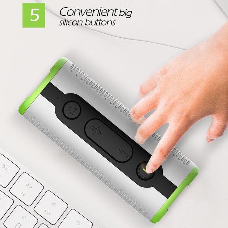 EBS-508 Portable Waterproof Outdoor Subwoofer Wireless Bluetooth Speaker (Green) - Waterproof Speaker by PMC TechLife | Online Shopping South Africa | PMC TechLife