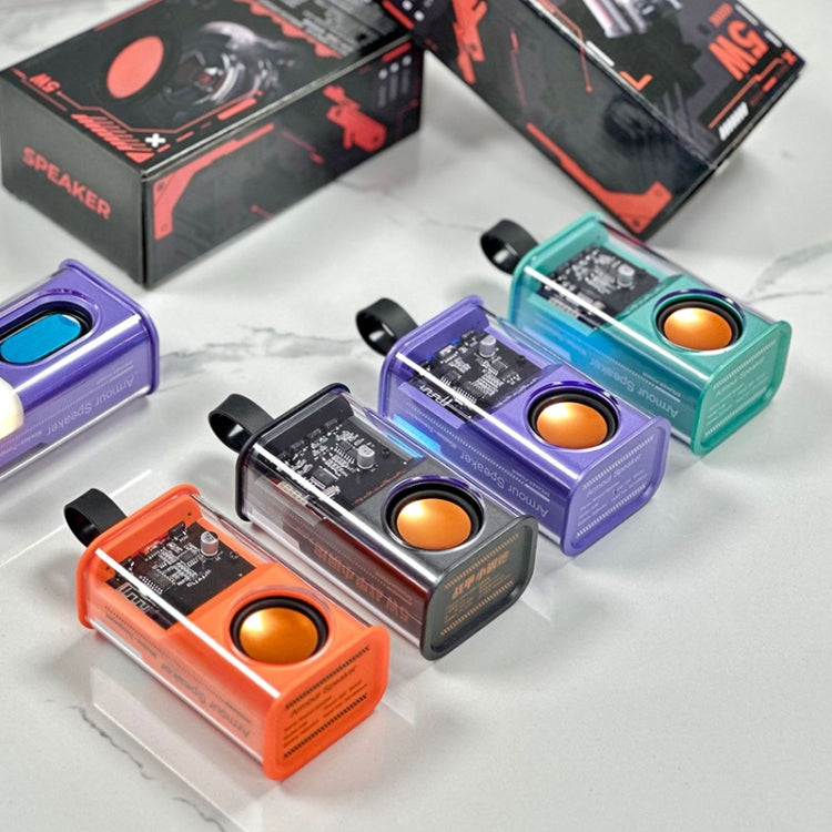 5W Portable Bullet TWS Wireless Bluetooth Speaker (Purple) - Mini Speaker by PMC TechLife | Online Shopping South Africa | PMC TechLife