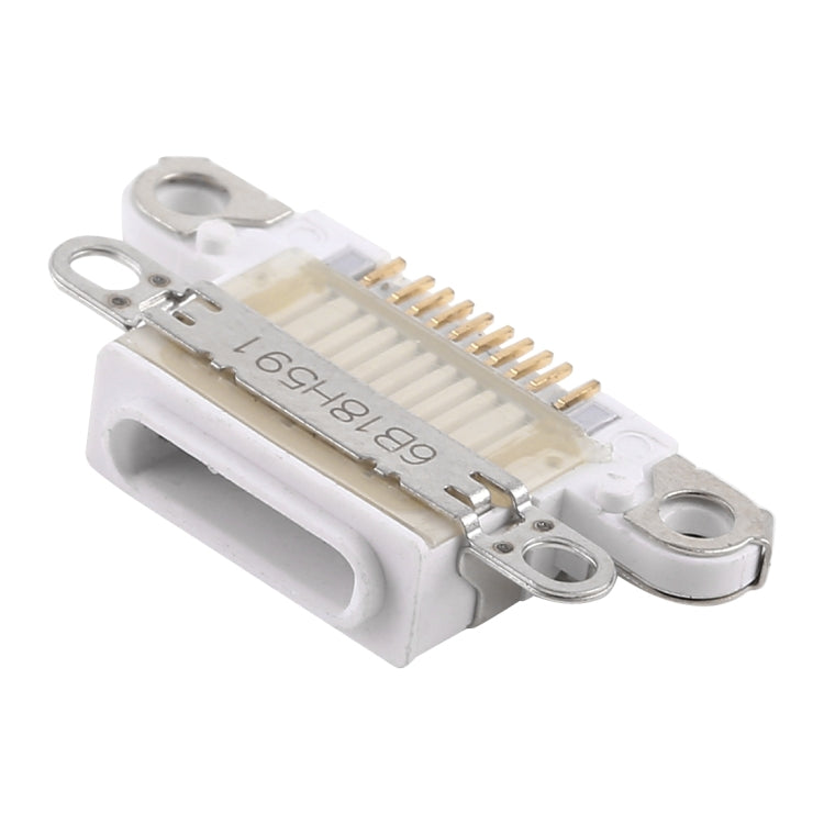 10 PCS Charging Port Connector for iPhone 7 Plus / 7(White) - Metal Parts by PMC TechLife | Online Shopping South Africa | PMC TechLife