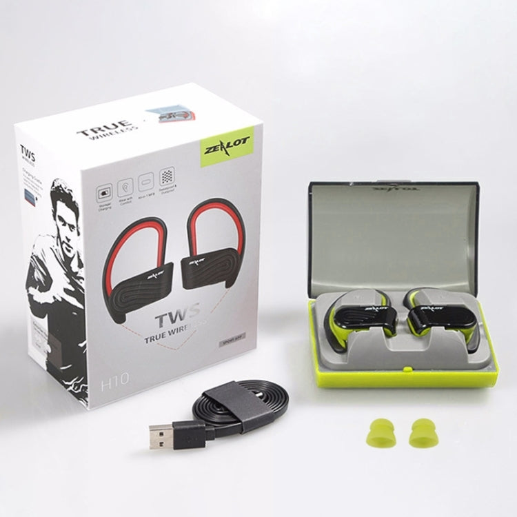 ZEALOT H10 TWS Ture Wireless Stereo Double Earphones Dust-proof Sweat-proof Bluetooth Earphone with Charging Box - Bluetooth Earphone by ZEALOT | Online Shopping South Africa | PMC TechLife | Buy Now Pay Later Mobicred