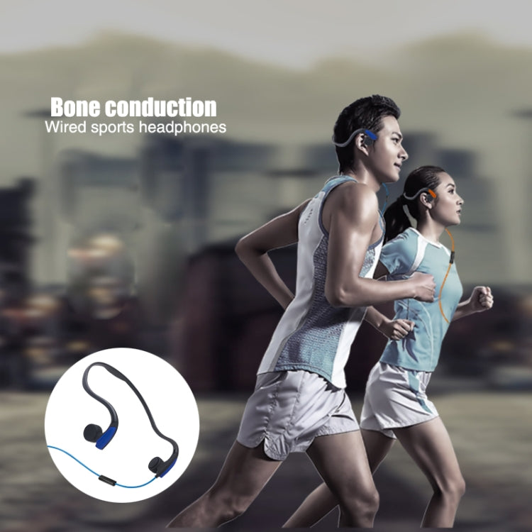 Rear Hanging Wire-Controlled Bone Conduction Outdoor Sports Headphone(Black) - free shipping - PMC TechLife - Order now!
