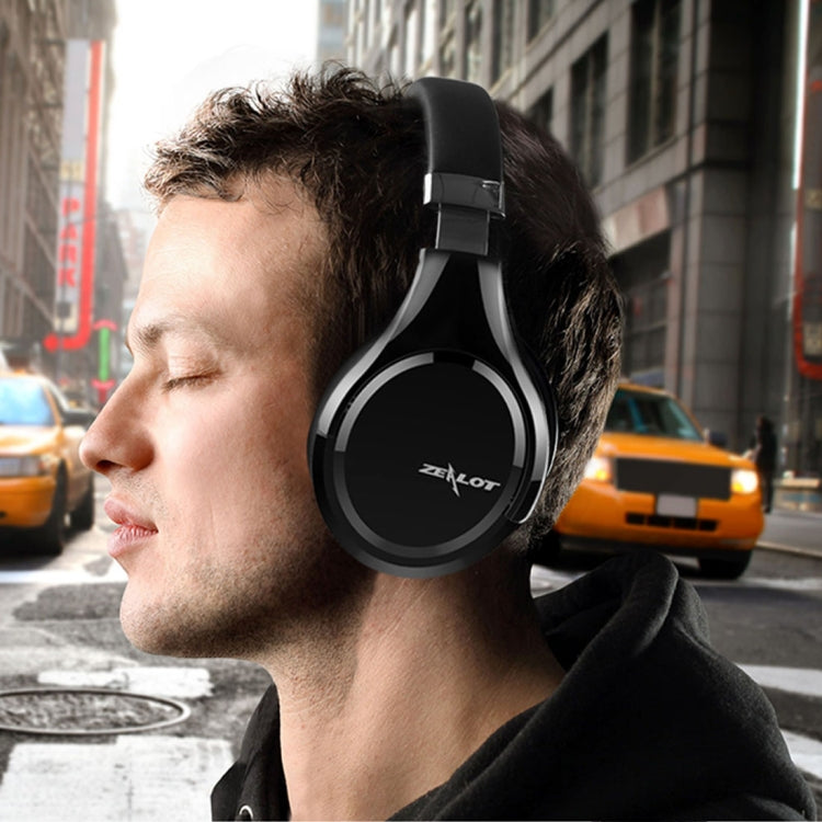 ZEALOT B21 Stereo Wired Wireless Bluetooth 4.0 Subwoofer Headset with 3.5mm Universal Audio Cable Jack & HD Microphone, For Mobile Phones & Tablets & Laptops(Black) - free shipping - PMC TechLife - Order now!