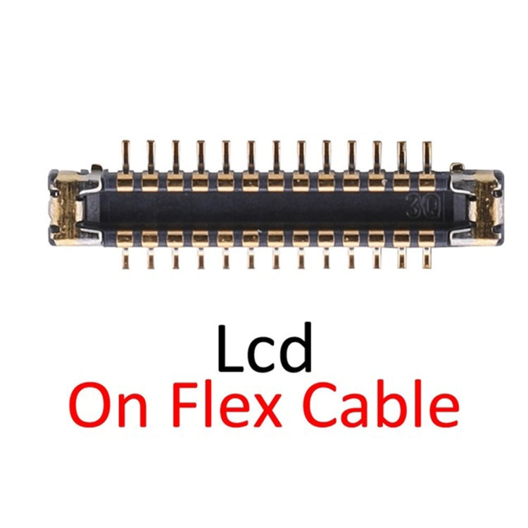 LCD Display FPC Connector On Flex Cable for iPhone XR - Others by PMC TechLife | Online Shopping South Africa | PMC TechLife