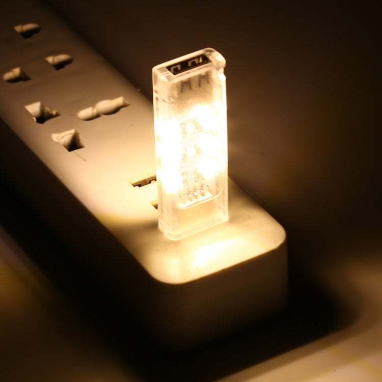 12 LEDs Double Sided Stackable USB Light(Warm White) - free shipping - PMC TechLife - Order now!