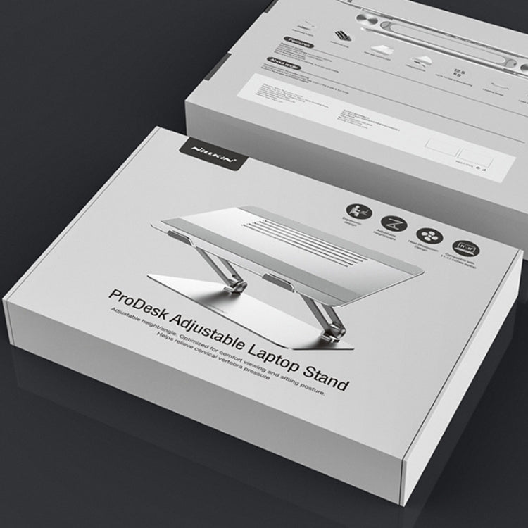 NILLKIN ProDesk Adjustable Aluminum Alloy Laptop Notebook Stand Holder (Grey) - free shipping - PMC TechLife - Order now!