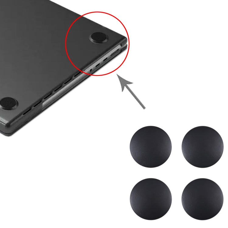 For MacBook Pro A2289 A2251 A2159 A2179 A2337 A2338 A2141 4 in 1 Bottom Case Rubber Mats - Rubber Mats by PMC TechLife | Online Shopping South Africa | PMC TechLife