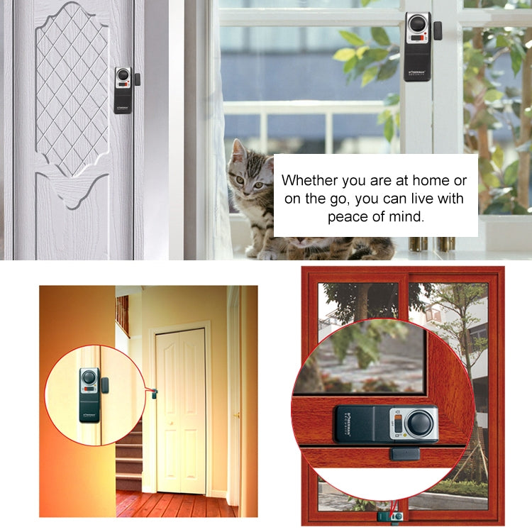 DOBERMAN SE-0119 Household Anti-theft Wireless Remote Control Door Magnetic Sensor Alarm - free shipping - PMC TechLife - Order now!