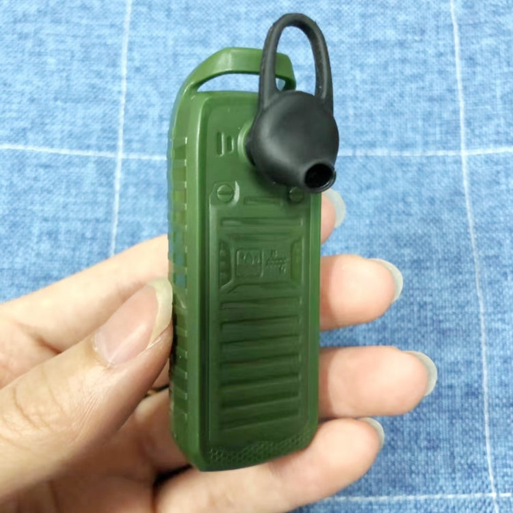 Mini B25 Headphone Mobile Phone, Hands Free Bluetooth Dialer Headphone, MP3 Music, Dual SIM, Network: 2G(Black) - Others by PMC TechLife | Online Shopping South Africa | PMC TechLife