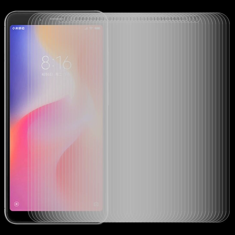 100 PCS 0.26mm 9H 2.5D Tempered Glass Film for Xiaomi Redmi 6 - by PMC TechLife | Online Shopping South Africa | PMC TechLife