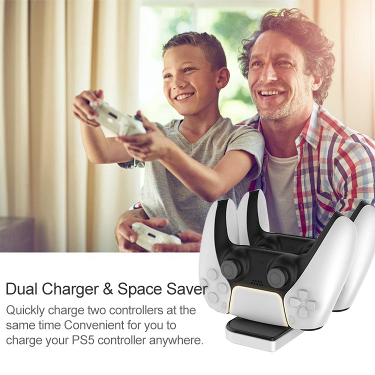 iPlay HBP-275 Dual Charging Stand Handle Charger Charging Dock Base Station for PS5 - Charger & Power by iplay | Online Shopping South Africa | PMC TechLife | Buy Now Pay Later Mobicred