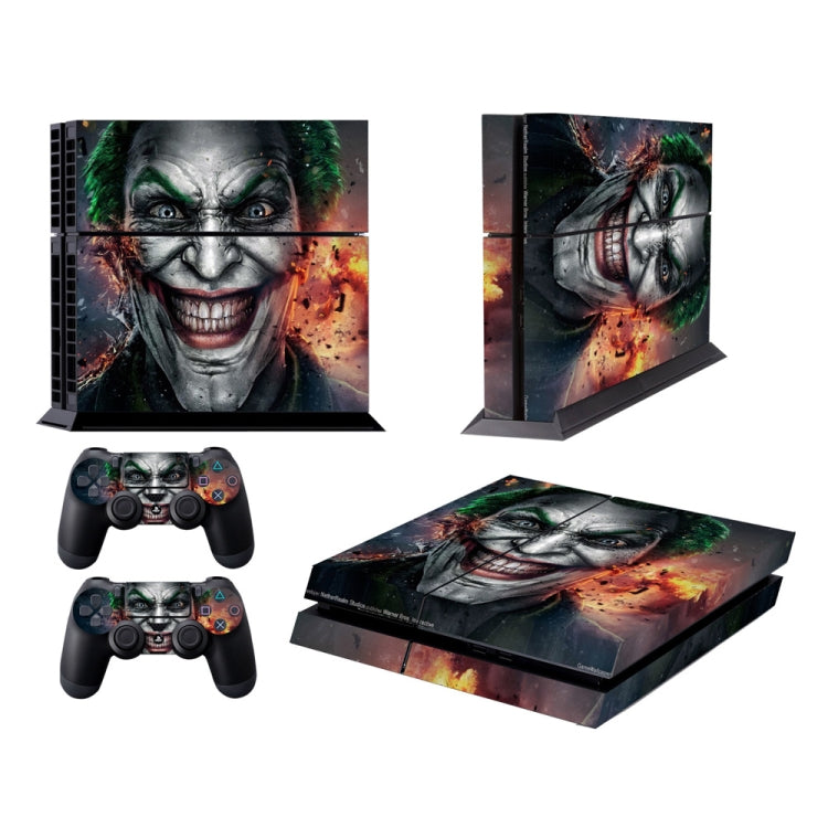 Clown Bucky Pattern Fashion Color Protective Film Sticker for Sony PS4 - Stickers by PMC TechLife | Online Shopping South Africa | PMC TechLife