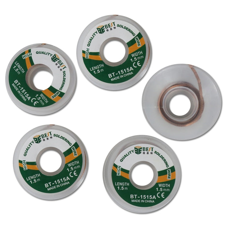 BST-1515A Desoldering Wire Solder Remover Wire - Welding Wire by BEST | Online Shopping South Africa | PMC TechLife | Buy Now Pay Later Mobicred