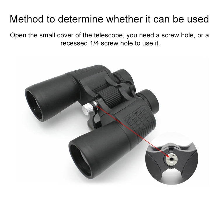 Datyson 5P0008 Telescope Tripod Connector All Metal L-shaped Adapter Adapter Bracket(Black) - Accessories by PMC TechLife | Online Shopping South Africa | PMC TechLife