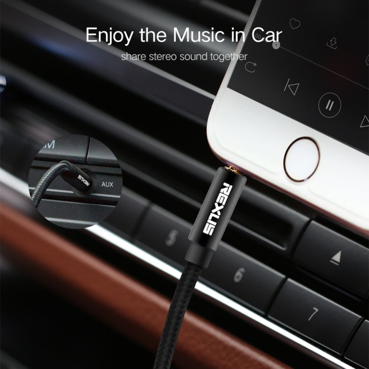 REXLIS 3629 3.5mm Male to Male Car Stereo Gold-plated Jack AUX Audio Cable for 3.5mm AUX Standard Digital Devices, Length: 1.8m - Aux Cable by REXLIS | Online Shopping South Africa | PMC TechLife | Buy Now Pay Later Mobicred