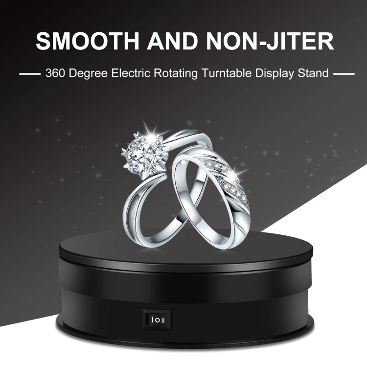 PULUZ 15cm Adjusting Speed Rotating Turntable Display Stand, Load: 3kg(Black) - by PULUZ | Online Shopping South Africa | PMC TechLife | Buy Now Pay Later Mobicred