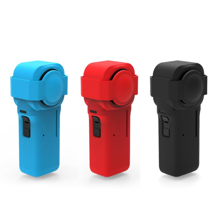 PULUZ Silicone Protective Case with Lens Cover for Insta360 One RS 1-Inch 360 Edition(Black) - Case & Bags by PULUZ | Online Shopping South Africa | PMC TechLife | Buy Now Pay Later Mobicred
