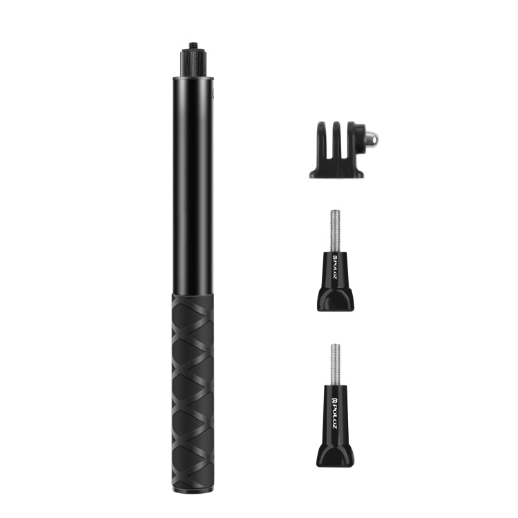 PULUZ 110cm Metal Selfie Stick Monopod with Invisible Adapter Base & Screw for Insta360 One RS / X2 / X3 - Self Monopod Grip by PULUZ | Online Shopping South Africa | PMC TechLife | Buy Now Pay Later Mobicred