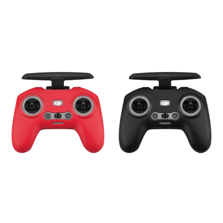 For DJI FPV Combo Remote Control PULUZ Silicone Protective Case(Red) - by PULUZ | Online Shopping South Africa | PMC TechLife