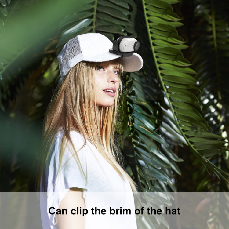 For Insta360 GO3 / GO 3S PULUZ Easy Clip Hat Clip Quick Release Clamp Magnetic Frame Fixed Mount (Black) - Mount & Holder by PULUZ | Online Shopping South Africa | PMC TechLife | Buy Now Pay Later Mobicred