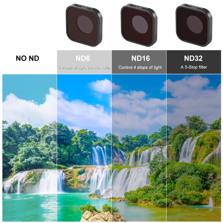 PULUZ Action Camera ND16 Lens Filter For GoPro Hero11 Black / Hero11 Black mini / HERO10 Black / HERO9 Black - Lens Filter by PULUZ | Online Shopping South Africa | PMC TechLife | Buy Now Pay Later Mobicred