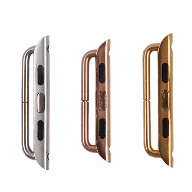 For Apple Watch 42 / 44 / 45mm Metal Strap Connector Metal Buckle, Pair(Silver) - Others by PMC TechLife | Online Shopping South Africa | PMC TechLife | Buy Now Pay Later Mobicred