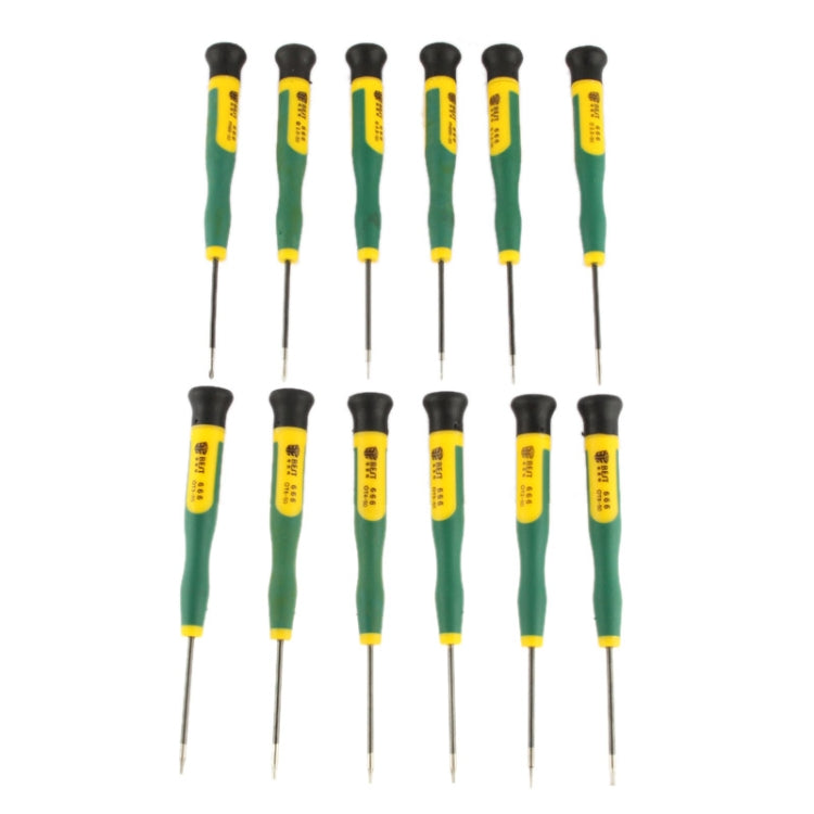 12 in 1 Screwdriver Repair Tool Set T2 T3 T4 T5 T6 T8 Ph00 Ph000 (Bst-666)(Green) - free shipping - PMC TechLife - Order now!