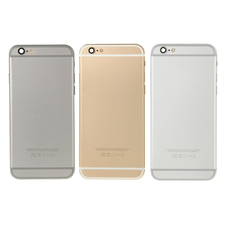 Full Housing Back Cover for iPhone 6 Plus(Silver) - iPhone 6/6 Plus Parts by PMC TechLife | Online Shopping South Africa | PMC TechLife