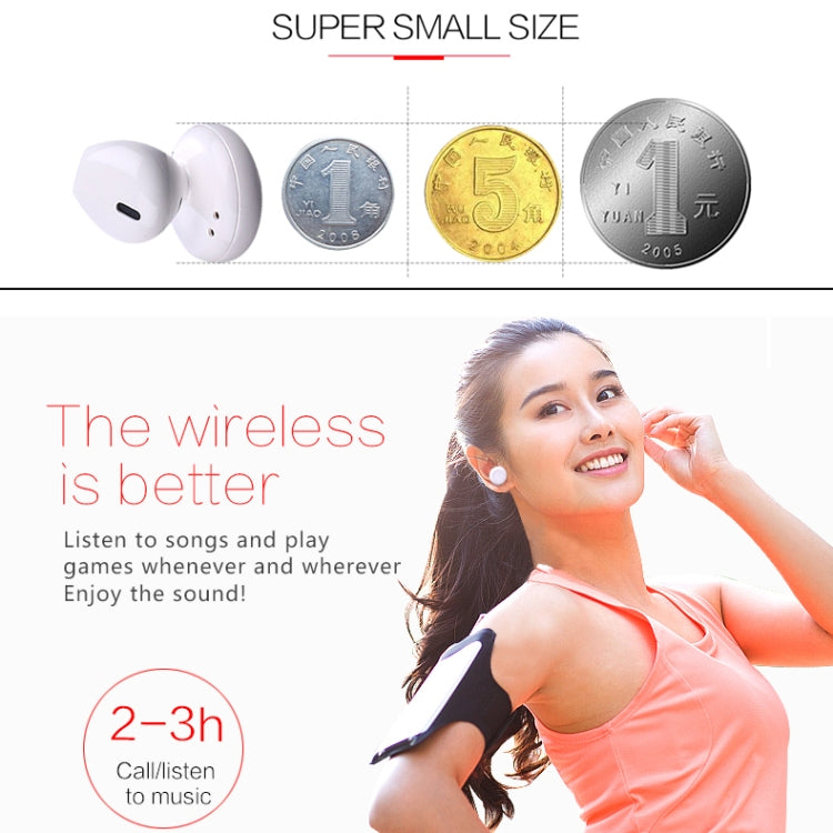 SABBAT J012 Single Ear Mini Bluetooth 4.2 In-Ear Stereo Earphone with Charging Box, For iPad, iPhone, Galaxy, Huawei, Xiaomi, LG, HTC and Other Smart Phones - free shipping - PMC TechLife - Order now!