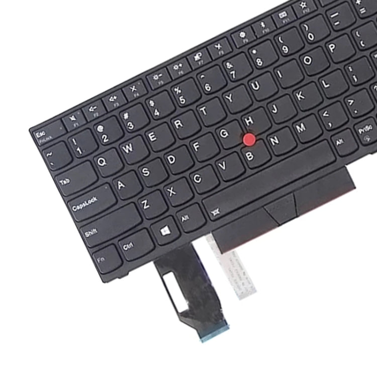 US Version Keyboard for Lenovo Thinkpad E580 E585 E590 E595 T590 P53S L580 L590 P52 P72 P53 P73 (Black) - Replacement Keyboards by PMC TechLife | Online Shopping South Africa | PMC TechLife