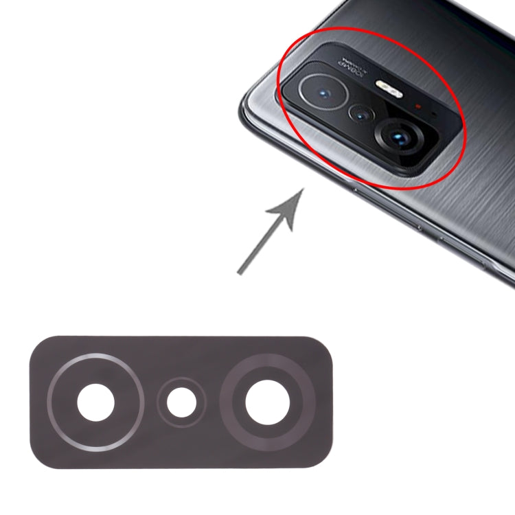 10 PCS Back Camera Lens for Xiaomi 11T Pro / 11T 21081111RG 2107113SG - Camera by PMC TechLife | Online Shopping South Africa | PMC TechLife