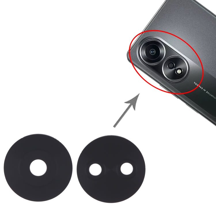 For OPPO A58 / A78 10pcs Original Back Camera Lens - Camera Series by PMC TechLife | Online Shopping South Africa | PMC TechLife