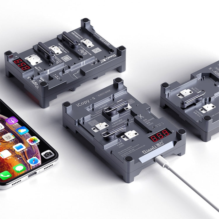 Qianli iCopy-S Double Sided Chip Test Stand 4 in1 Logic Baseband EEPROM Chip Non-removal For iPhone 7 / 7 Plus / 8 / 8 Plus - free shipping - PMC TechLife - Order now!