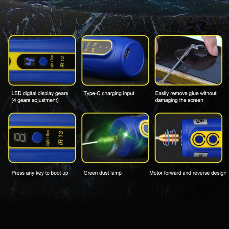 MECHANIC iR13 Rechargeable OCA Glue Adjustable Speed Remove Tool - free shipping - PMC TechLife - Order now!