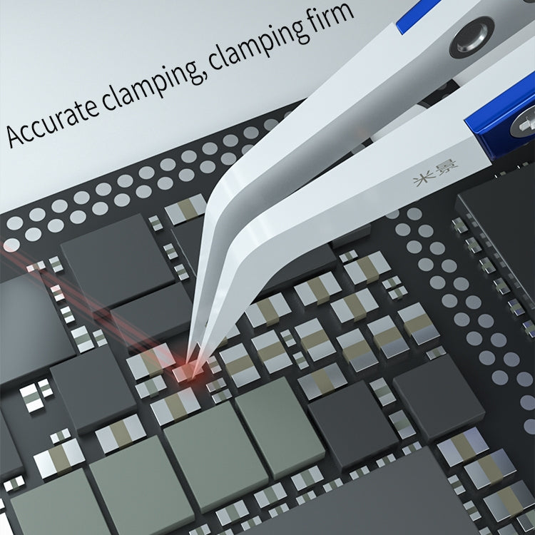 Mijing Antistatic Precision Diamagnetism Tweezers(Curved) - free shipping - PMC TechLife - Order now!