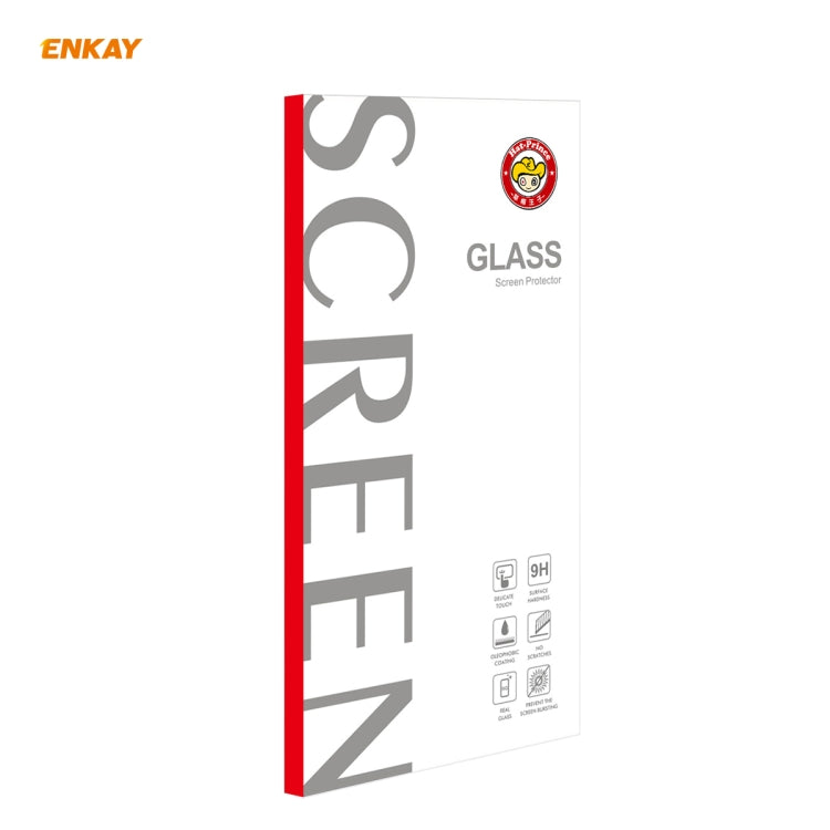For Redmi 9 / 9A / 9C 2 PCS ENKAY Hat-Prince 0.26mm 9H 2.5D Curved Edge Tempered Glass Film - by ENKAY | Online Shopping South Africa | PMC TechLife | Buy Now Pay Later Mobicred