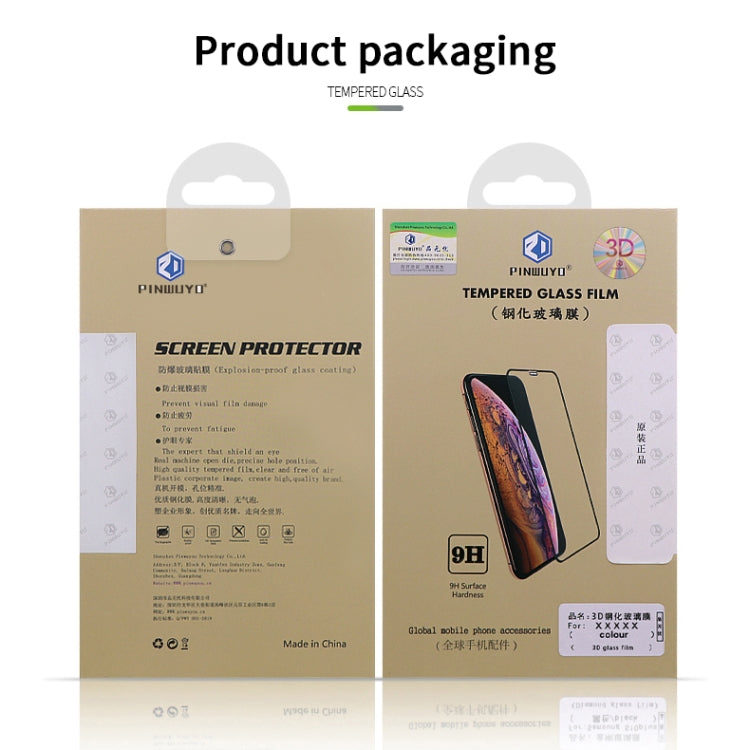 For Samsung Galaxy A21 / A21s PINWUYO 9H 3D Curved Full Screen Explosion-proof Tempered Glass Film(Black) - free shipping - PMC TechLife - Order now!
