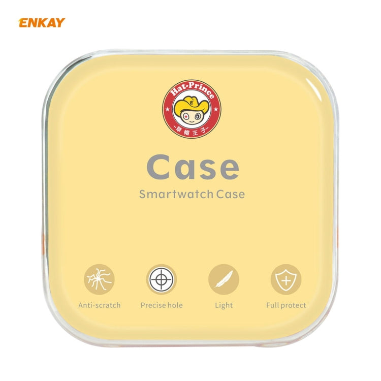 For Fitbit Versa 3 / Fitbit Sense ENKAY Hat-Prince ENK-AC8208 Full Coverage Transparent TPU Soft Case - Watch Cases by ENKAY | Online Shopping South Africa | PMC TechLife | Buy Now Pay Later Mobicred