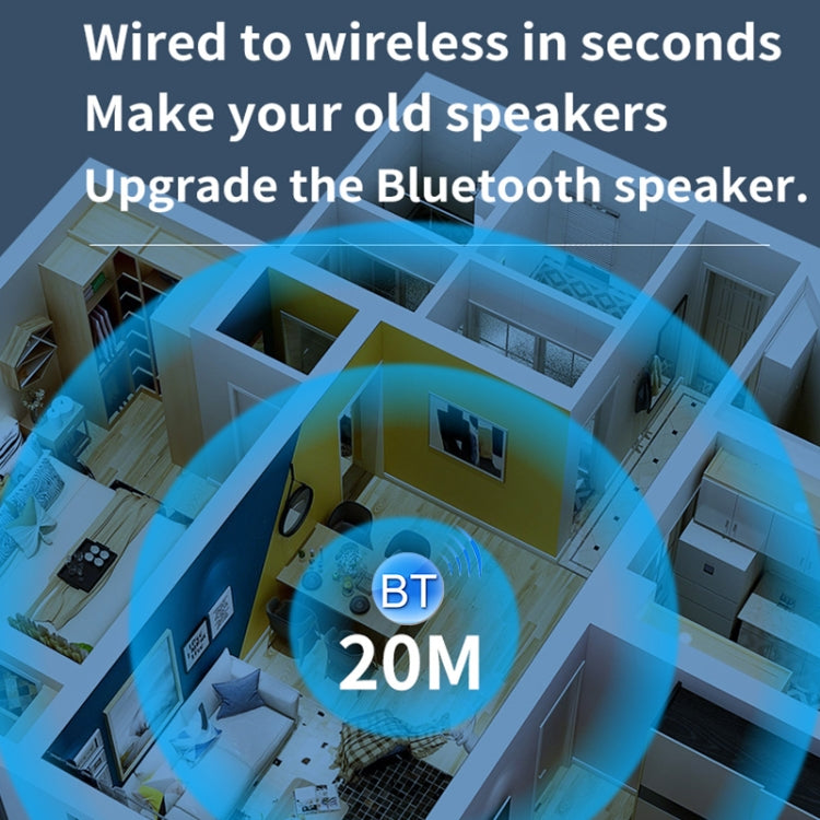 D18 Bluetooth Digital Audio Receiver with 3.5mm Jack to Analog Converter USB Player Adapter - Audio Receiver Transmitter by PMC TechLife | Online Shopping South Africa | PMC TechLife