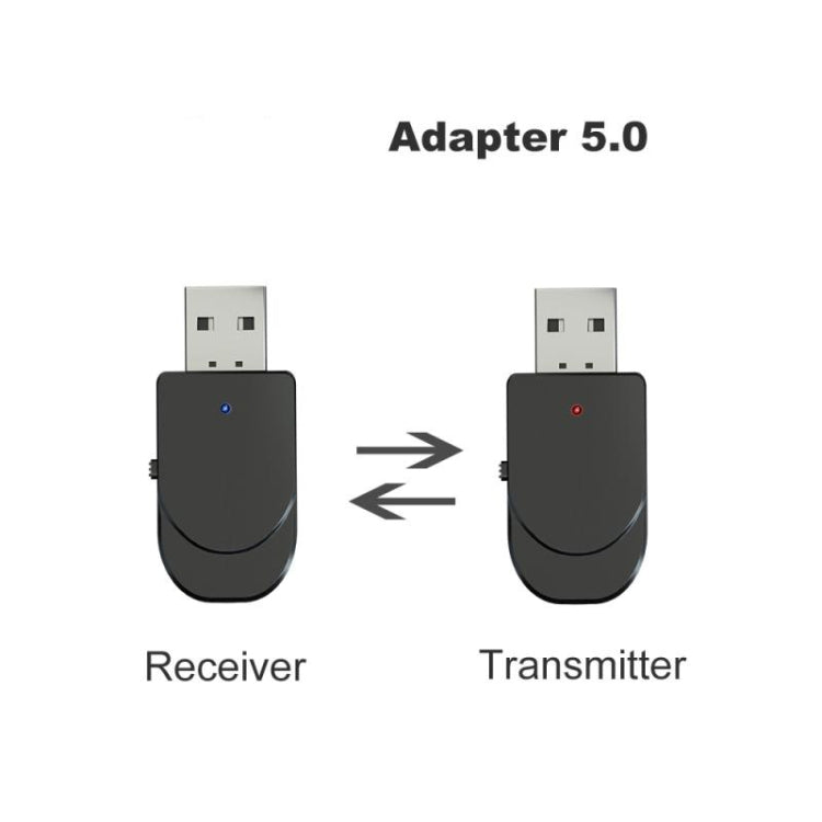 KN330 2 in 1 USB Bluetooth 5.0 Adapter Wireless Receiver Transmitter for Computer TV Car - free shipping - PMC TechLife - Order now!