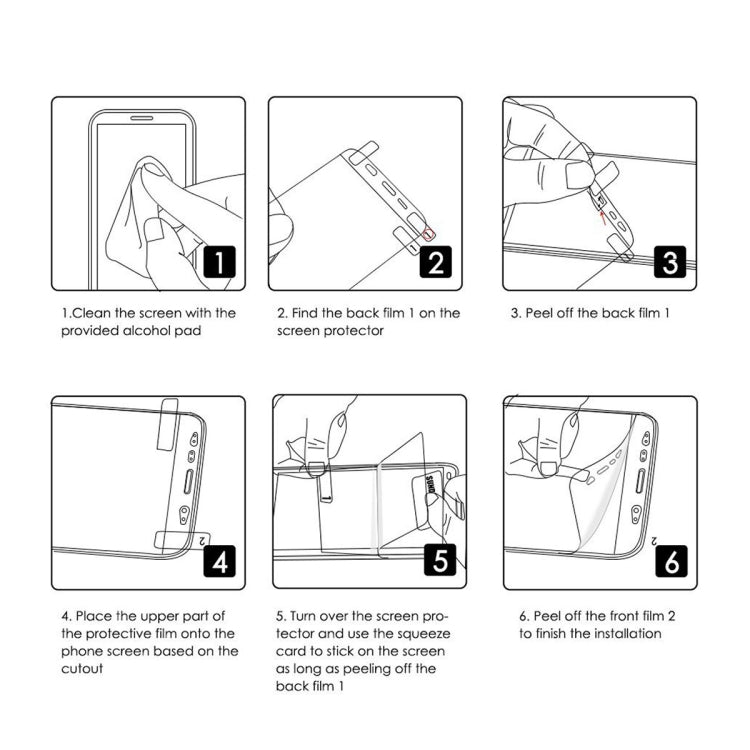 For Samsung Galaxy S22 Ultra 5G / S23 Ultra 5G 5pcs ENKAY Explosion-proof Soft Hydrogel Full Film - Galaxy S22 Ultra 5G Tempered Glass by ENKAY | Online Shopping South Africa | PMC TechLife | Buy Now Pay Later Mobicred