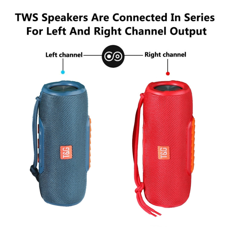 T&G TG341 TWS Portable Wireless Bluetooth HiFi Speaker(Blue) - free shipping - PMC TechLife - Order now!