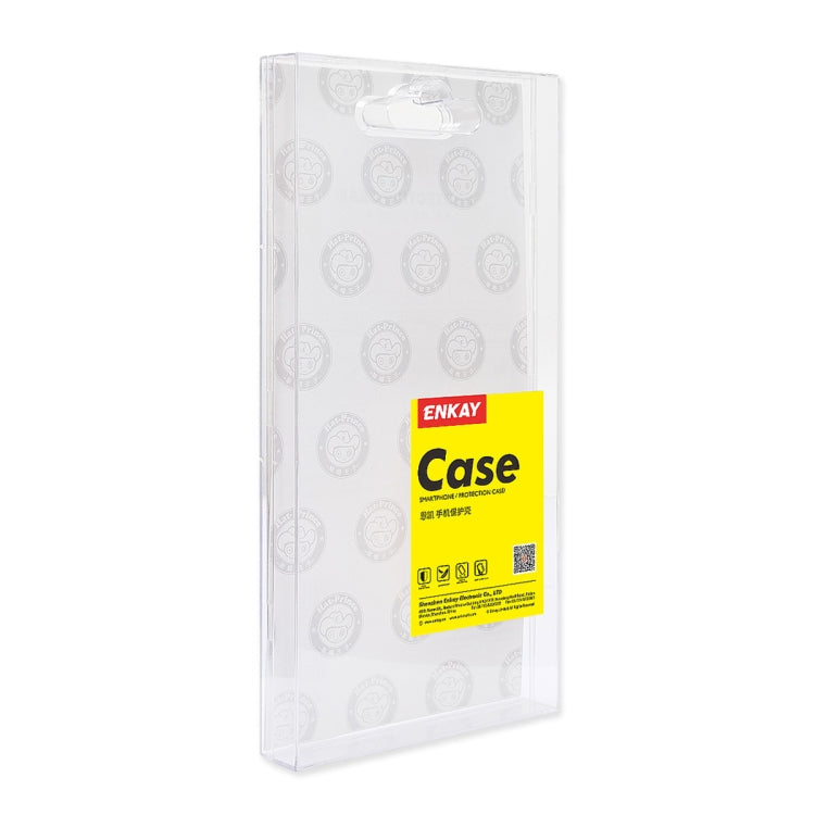 For iPhone 14 Pro ENKAY Clear TPU Shockproof Phone Case - iPhone 14 Pro Cases by ENKAY | Online Shopping South Africa | PMC TechLife | Buy Now Pay Later Mobicred